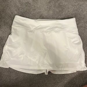 White Lululemon tennis skirt